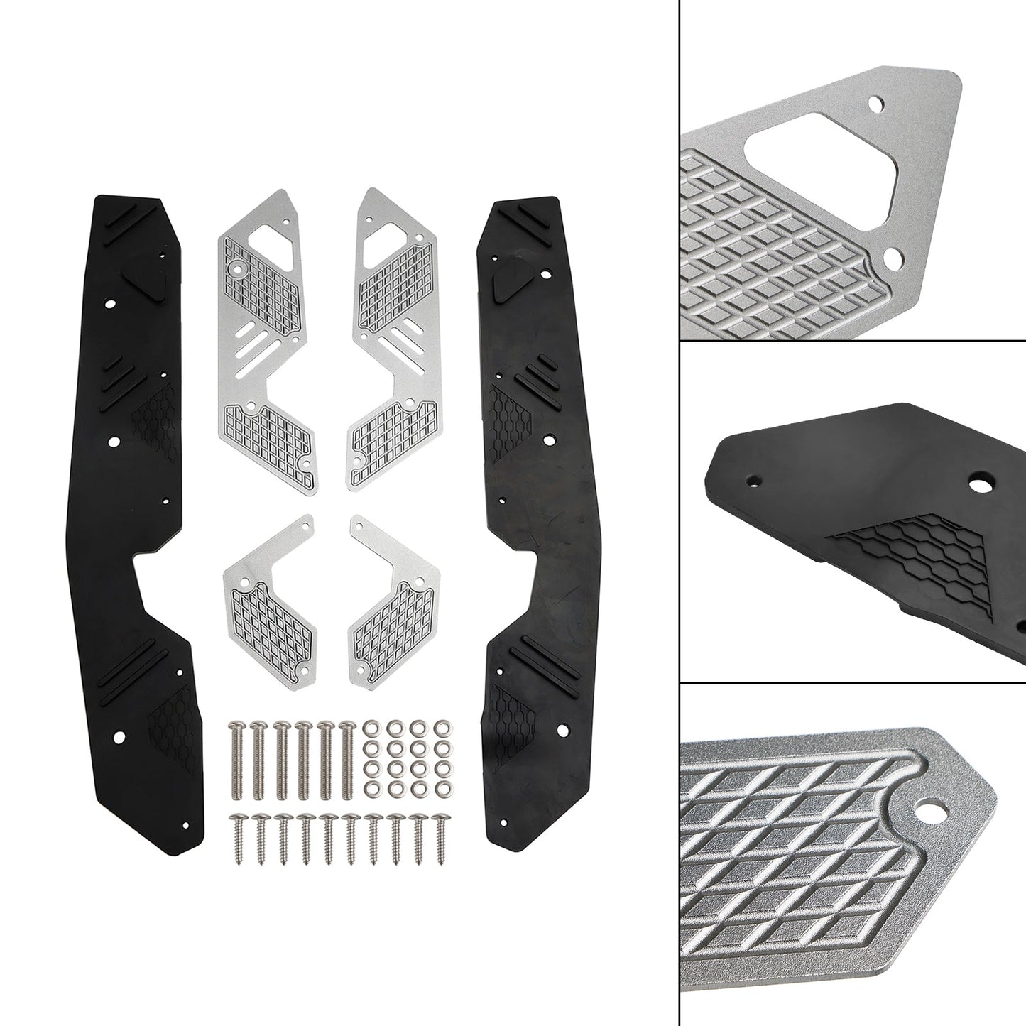 Reposapiés, estriberas, pedal, placa de protección, compatible con HONDA ADV160 2022-2023
