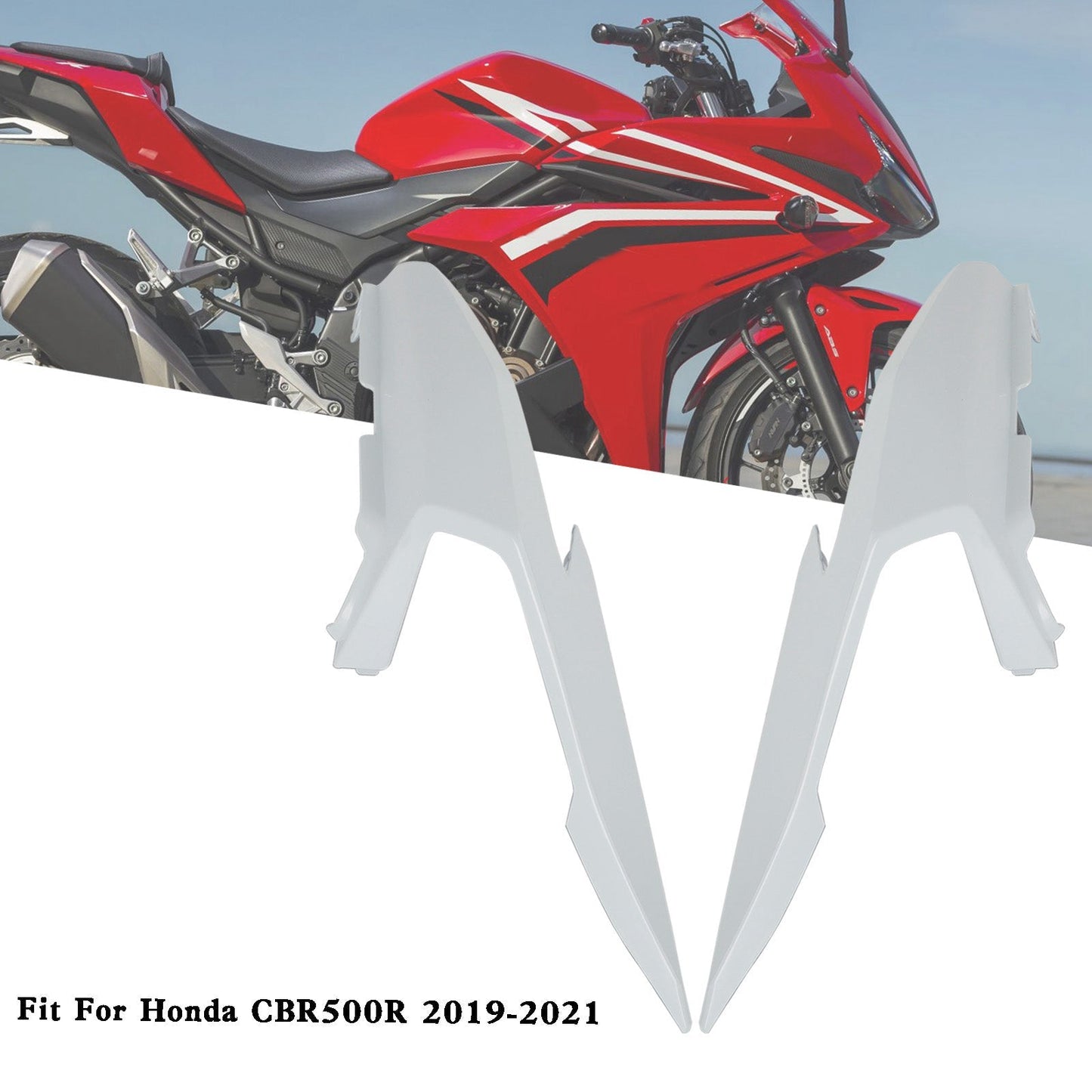 Capot de carénage latéral arrière supérieur pour Honda CBR500R 2019-2021
