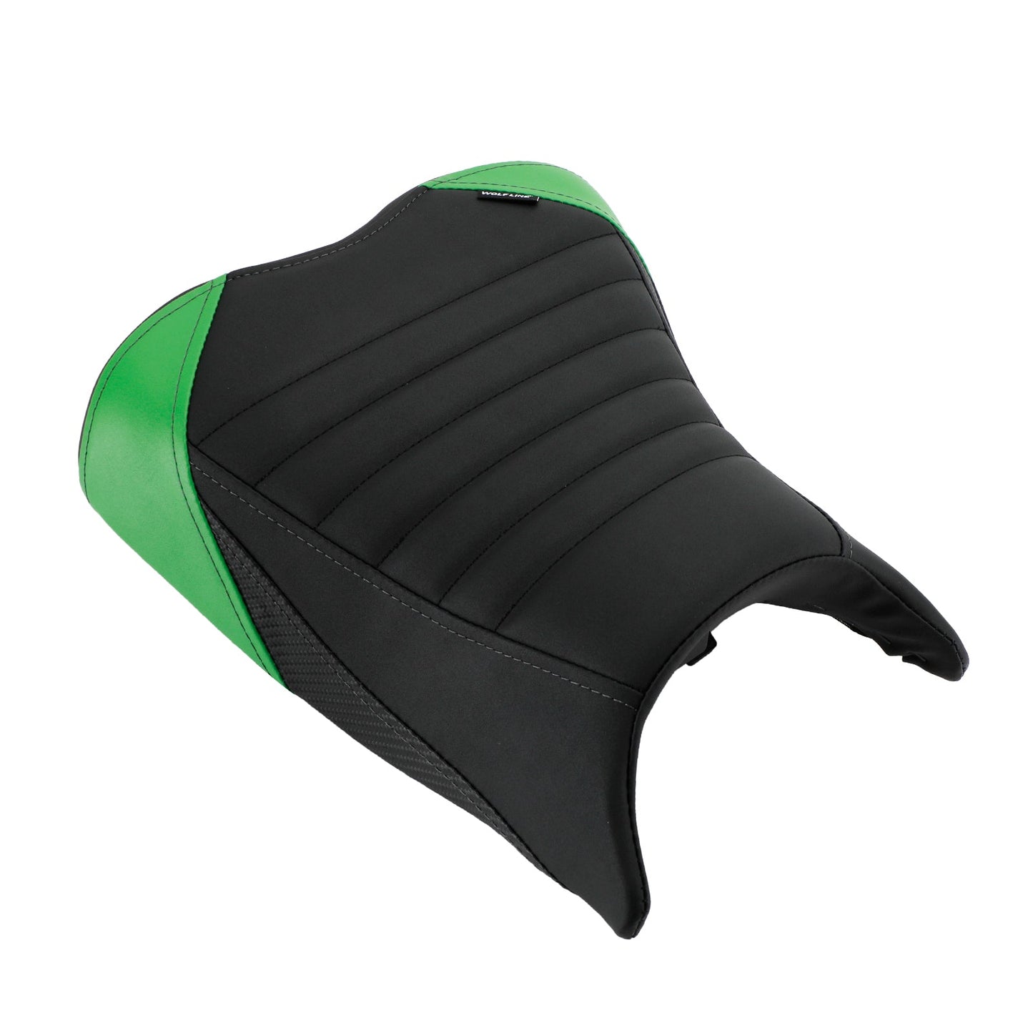 Asiento completo para conductor y pasajero Kawasaki Ninja 400 Z400 (2018-2022), color verde y negro