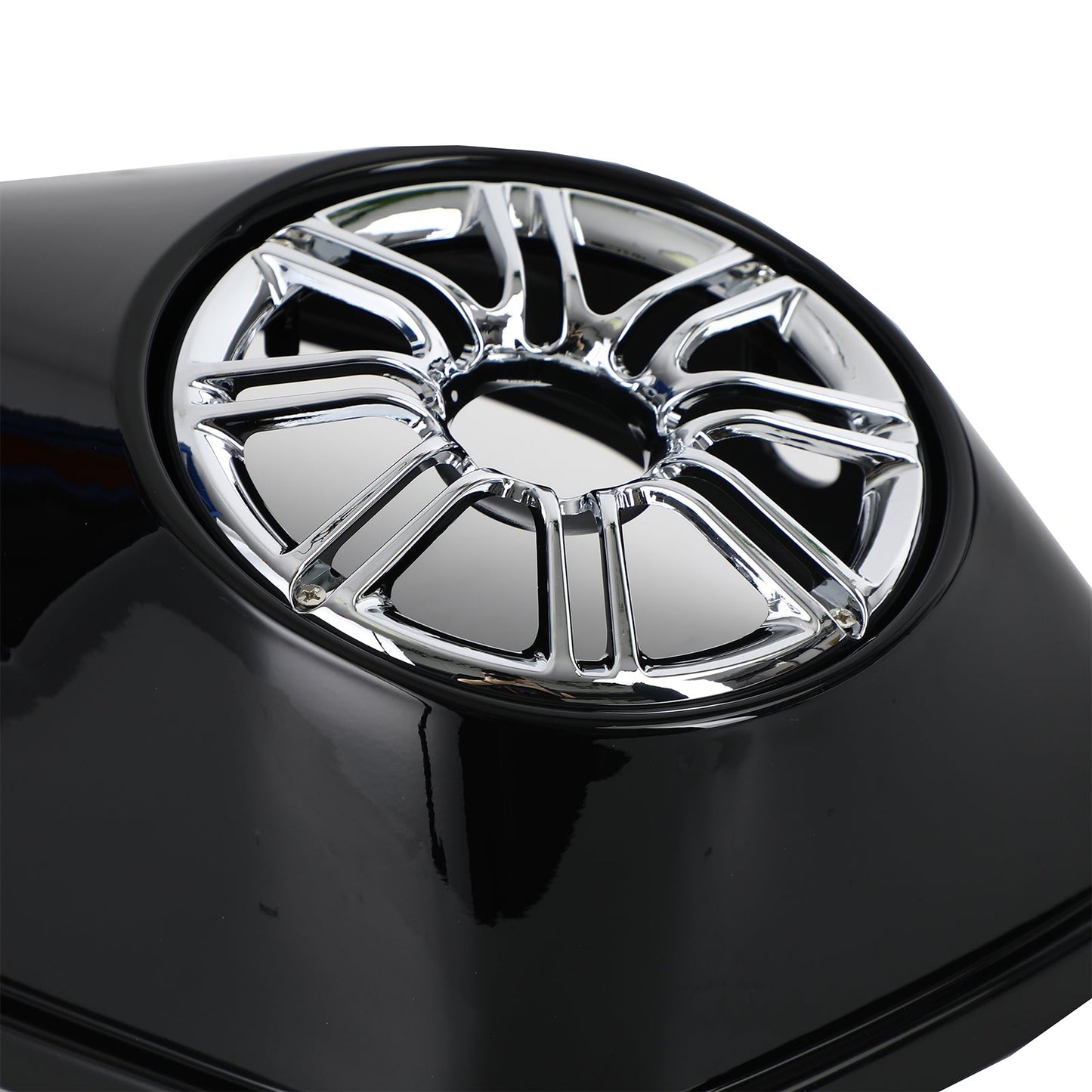 Sacoche de selle TRIPLE 6,5" pour Harley Touring Electra Glide 14-20, couvercle sans haut-parleur