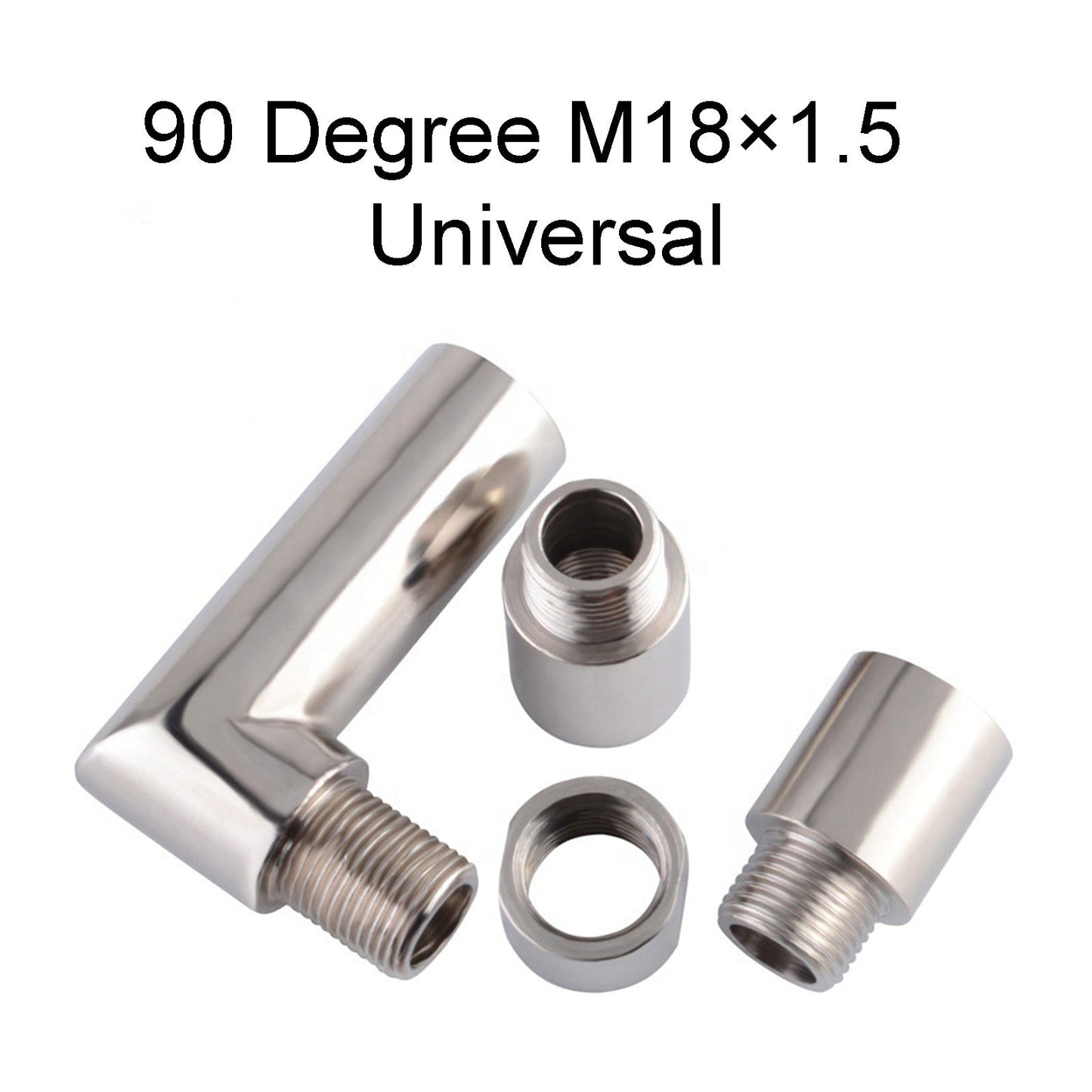 M18*1.5 90 Degrees Oxygen Spacer Sensor Angled Extender O2 Bung Extension