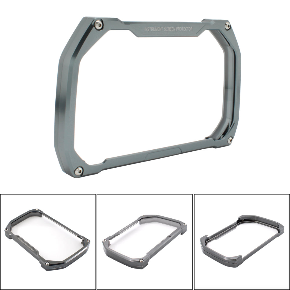 Cubierta protectora de aluminio para velocímetro, color negro, compatible con BMW R1200 Gs 18-20 R1250 Gs 19-20, color rojo