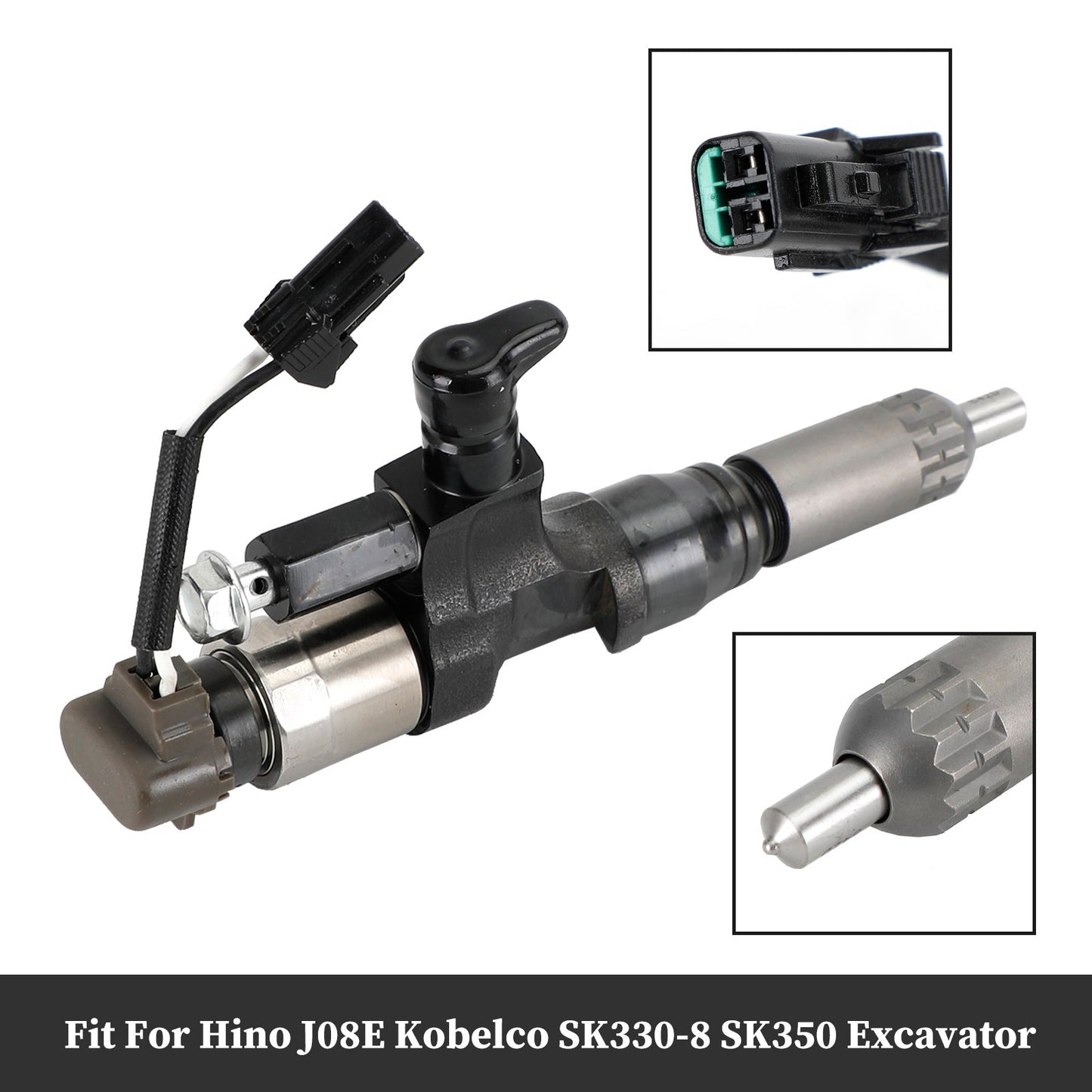 Injecteurs de carburant pour excavatrice Hino J08E Kobelco SK330-8 SK350 095000-6593 CB84034501S 23670-E0010 VH23670E0011