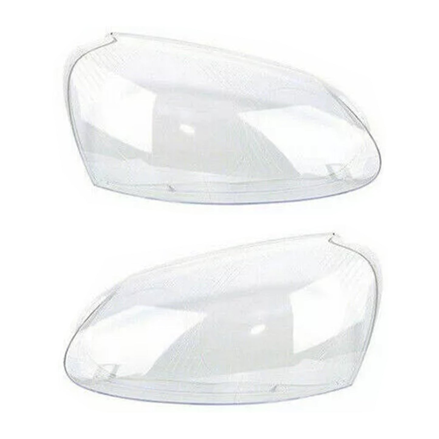 Couvercle transparent pour phare avant Volkswagen Rabbit 2006-2009, 2 pièces, 1K6941005S et 1K6941006S