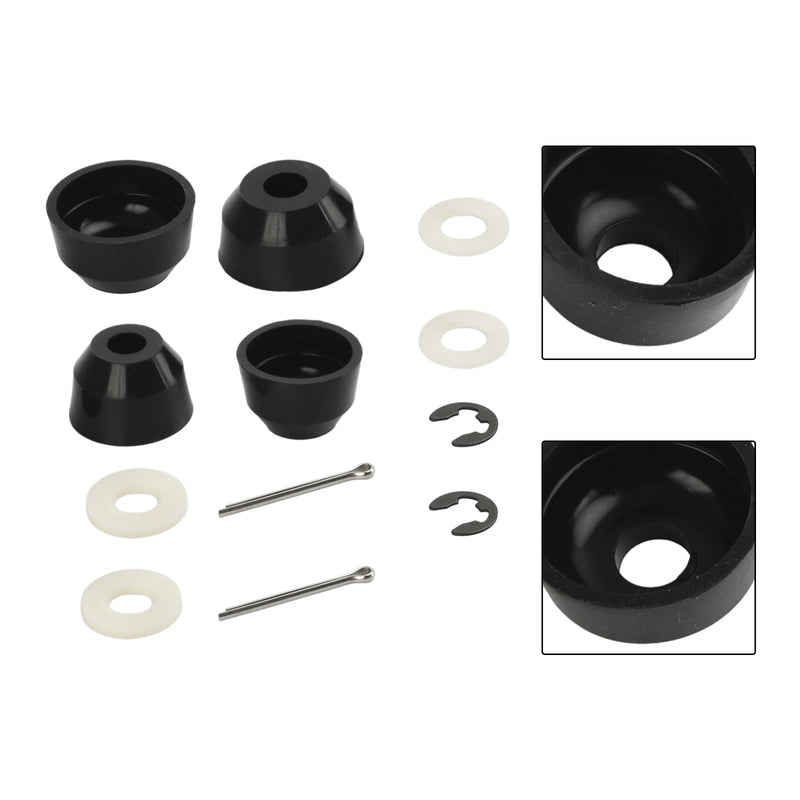 Inner/Outer Tie Rod Poly Boots Upgrade Kit Fits For Kubota BX GR