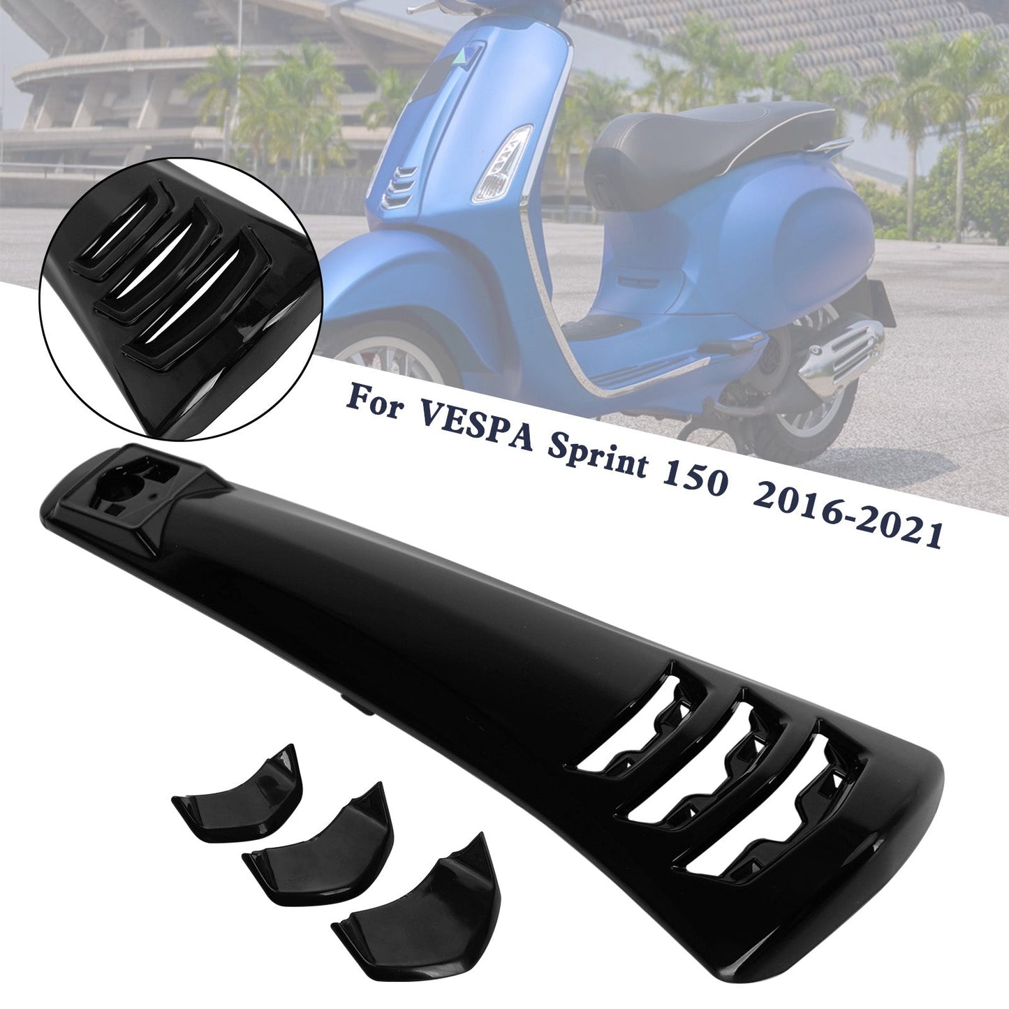 Carenado de bocina de dirección ABS para VESPA Sprint Primavera 125/150 14-21