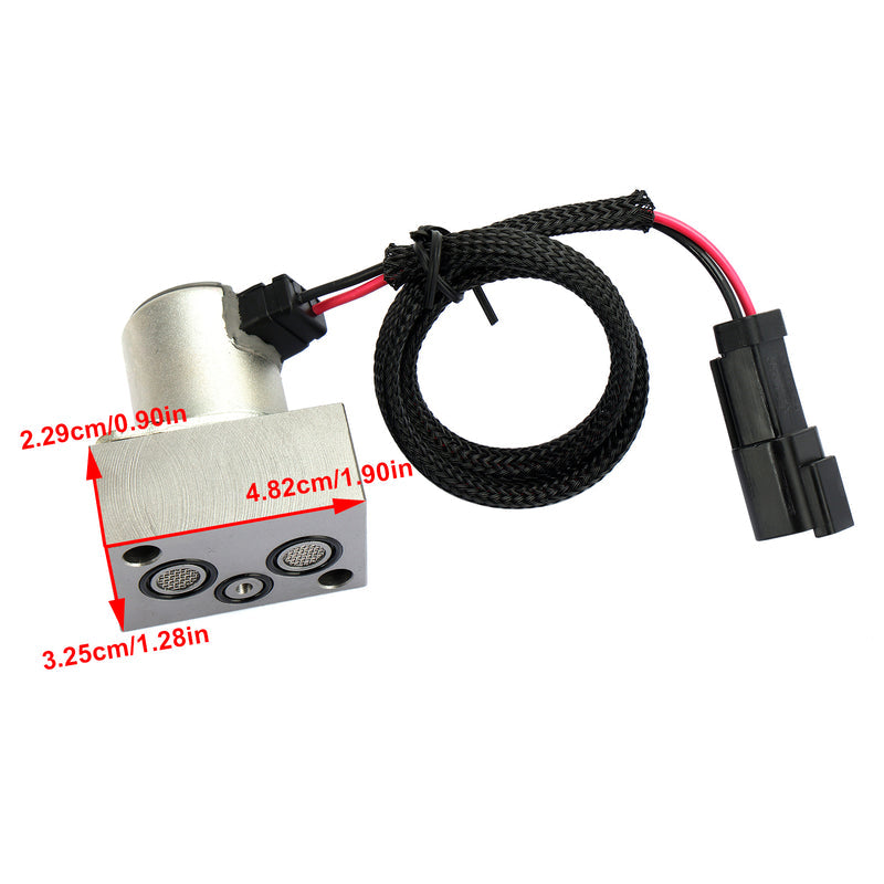 Válvula solenoide compatible con excavadoras Komatsu PC200-7 PC200-8 702-21-57400 y 702-21-57500