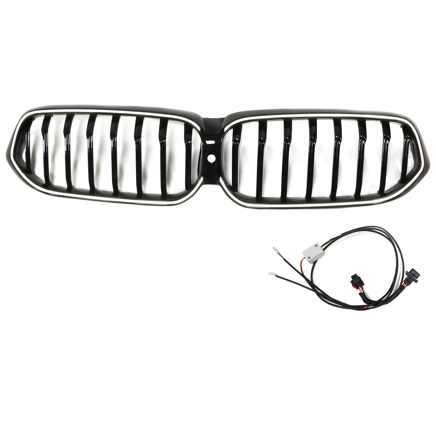 2020-2025 BMW 6 Series G32 Glossy Black Front Kidney Grill Grille