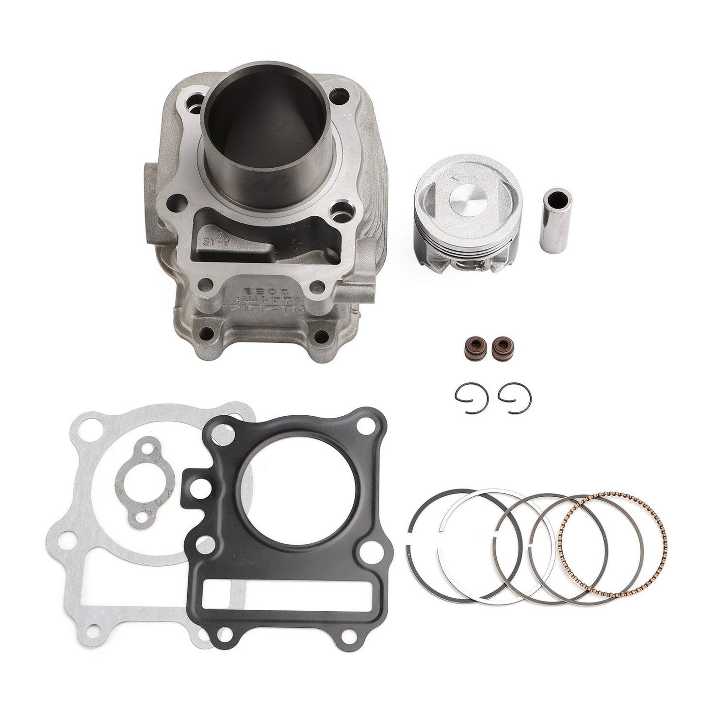 Kit de juntas de pistón y anillos de cilindro de 52 mm para Suzuki AN 125 AN125 1995-2000 20E