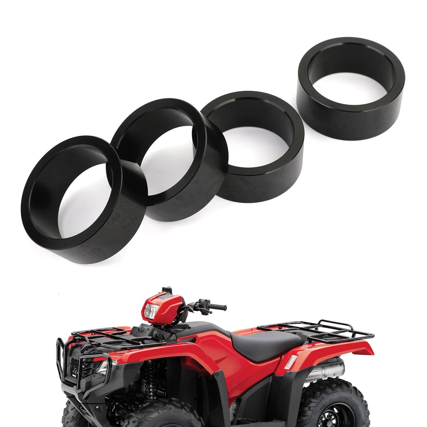 Kit d'entretoises de levage de 2,5 pouces pour VTT Honda Rancher Recon 230 250 300 350 400 420