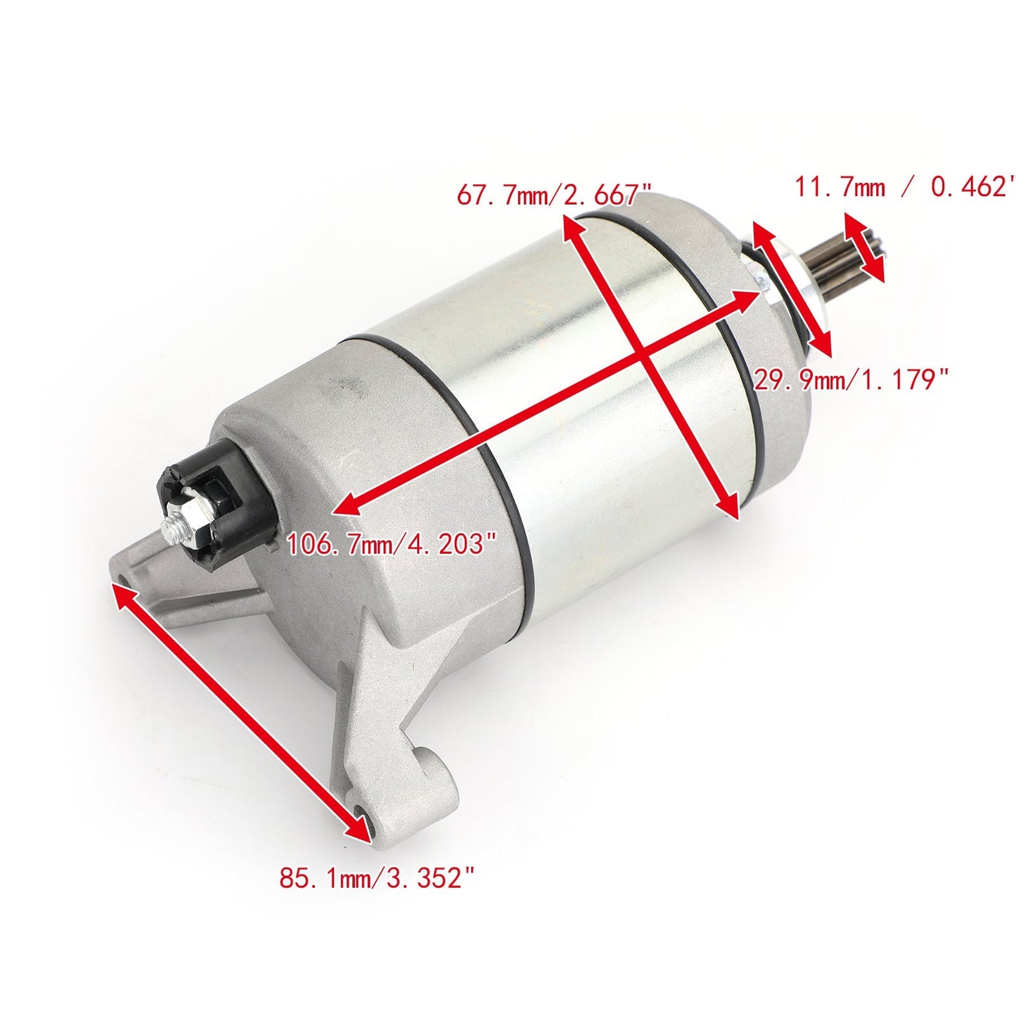 New Starter 9-Spline For Yamaha XVS1300 XVS950 V-Star Stryker 10-17 5S7-81890-00 Assosary