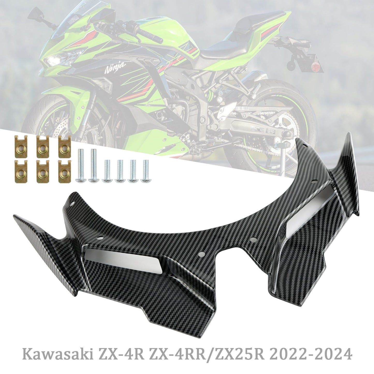 Coque de carénage avant pour Kawasaki ZX4R, ZX4RR, ZX25R 2022-2024