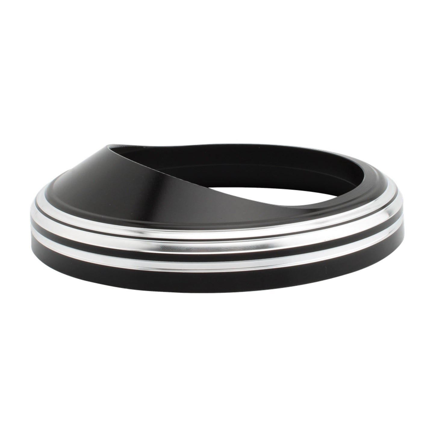 Carcasa exterior para velocímetro de 5 pulgadas para Glide Softail Fat Boy FXST, color plateado