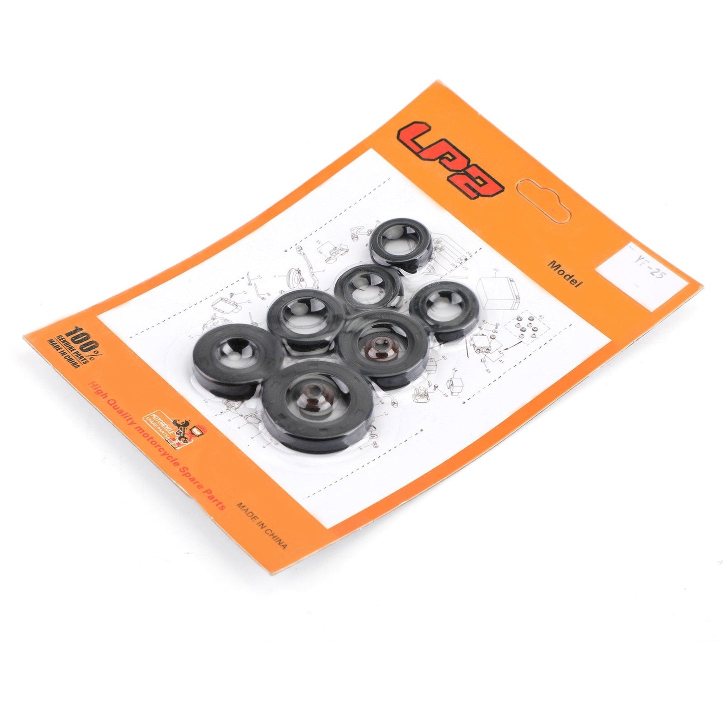 Complete Engine Oil Seal Crankcase Kit 9pcs for Honda XL185 XL185S XL200R 79-93