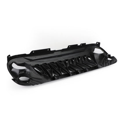 Jeep 2007-2018 Wrangler JK JKU Matte Black ABS Grill Replacement Front Shark Grille