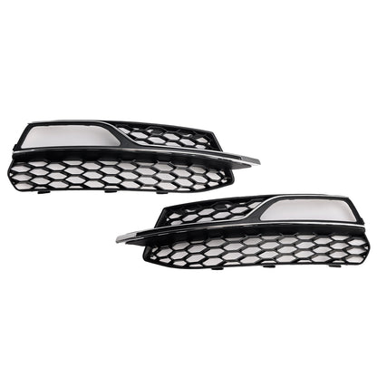 2013-2016 Front Lower Bumper Fog Light Cover Grill Fit AUDI A3 S3 S-Line