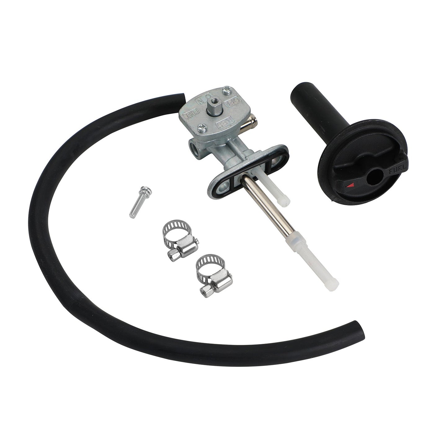 5GH-24500-10-00 Yamaha Kodiak 450 YFM450FA 4x4 03-06 Válvula de combustible, llave de purga y palanca