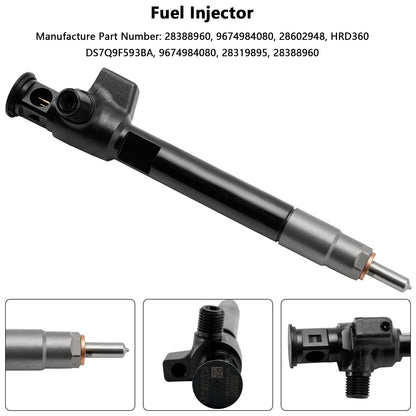 Ford Delphi Diesel 28388960 9674984080 28602948 1Pcs Fuel Injector