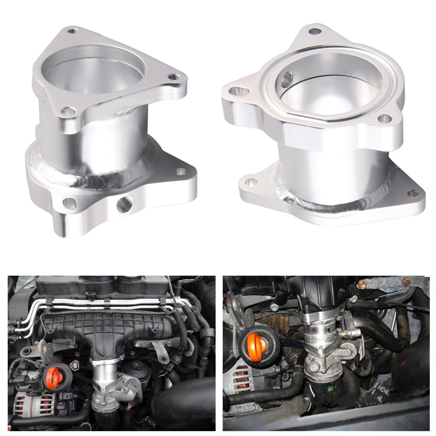 VW Golf Mk5 Skoda Seat Jetta for Audi 2.0 Tdi EGR Delete Valve Pipe Kit