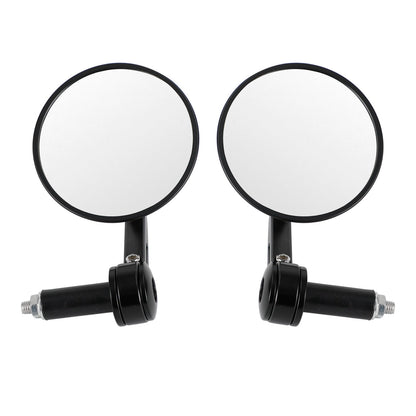 4" Round Handle Bar End Mirrors for Ducati SCRAMBLER 400 800 1100 Cafe Racer