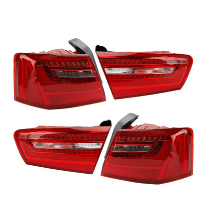 2012-2015 AUDI A6 C7 Car 4pcs Inner Outer LED Taillight Brake Light 4GD945093 4GD945094 4GD945095 4GD945096