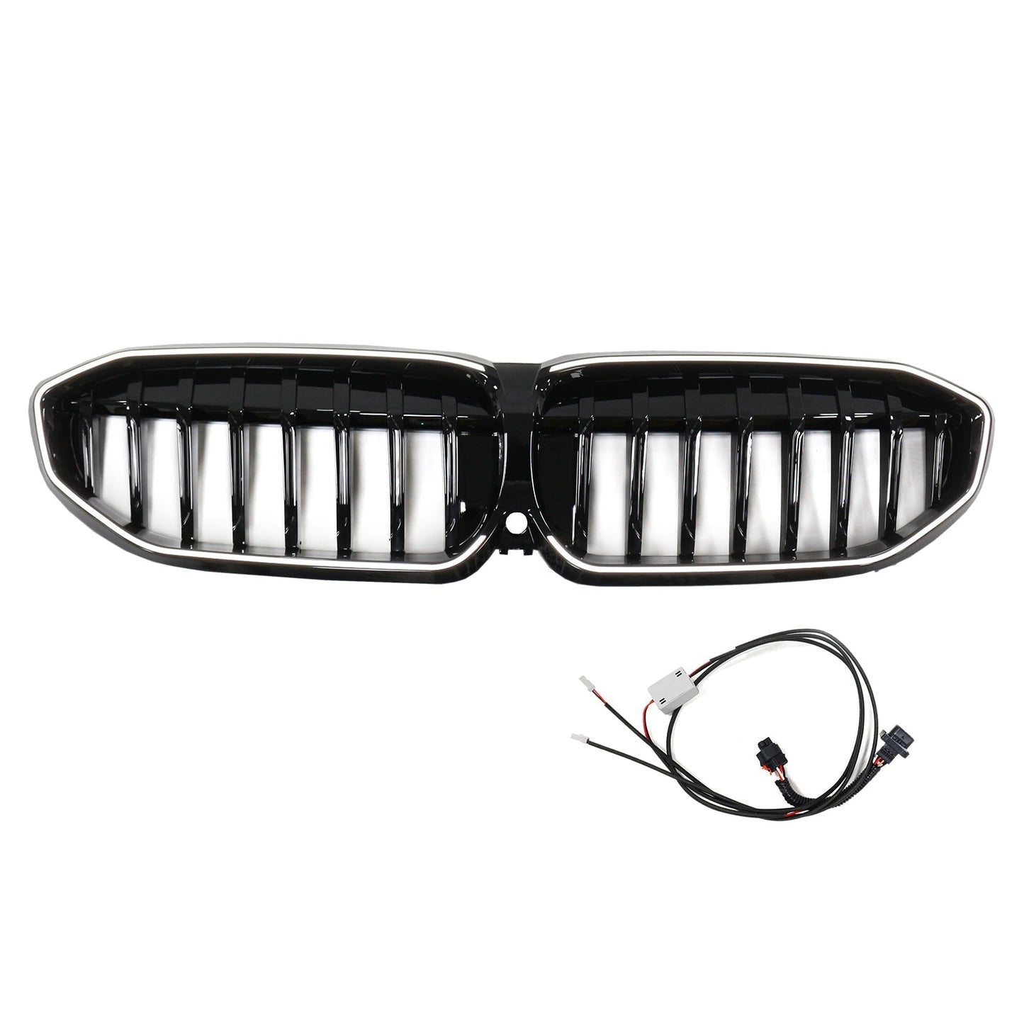 2019-2022 BMW 3 Series G20 Glossy Black Kidney Grille Grill 51138072085
