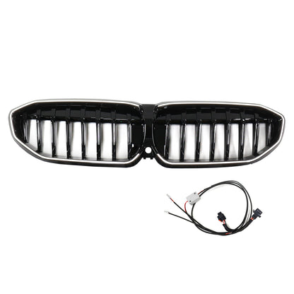 2019-2022 Glossy Black Kidney Grille Grill 51138072085 Fit BMW 3 Series G20