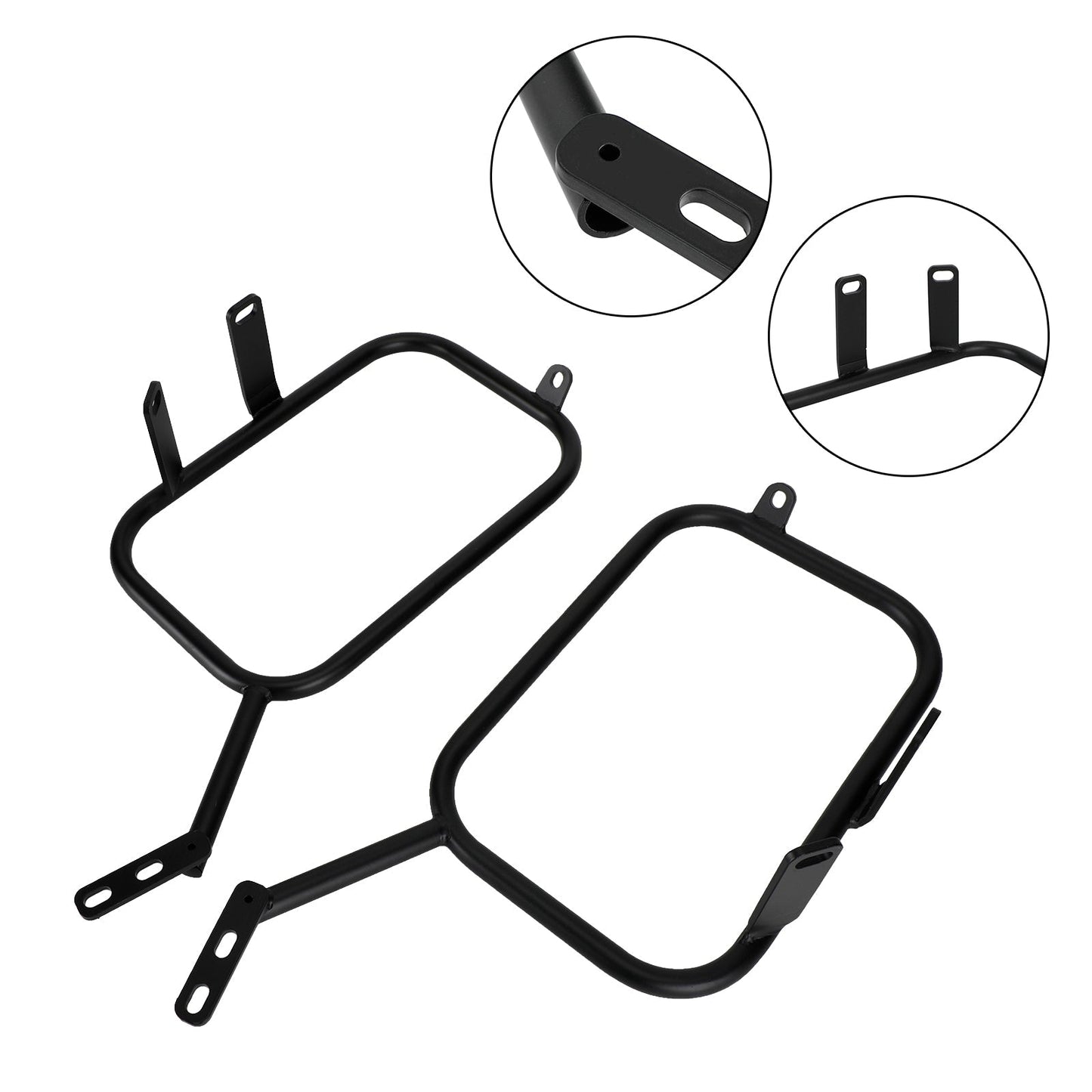 Black Saddlebag Support Mounting Bracket For Ducati Scrambler 400 800 16-22