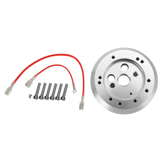 Ididit GM Chevy 5 & 6 Hole Steering Wheel Polished Short Hub Adapter Kit NEW