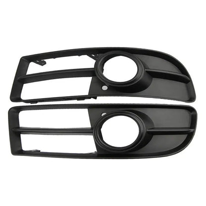 1 Pair Front Bumper Fog Light Grill Cover Bezel For Audi A4 B7 S-Line S4 2005-08