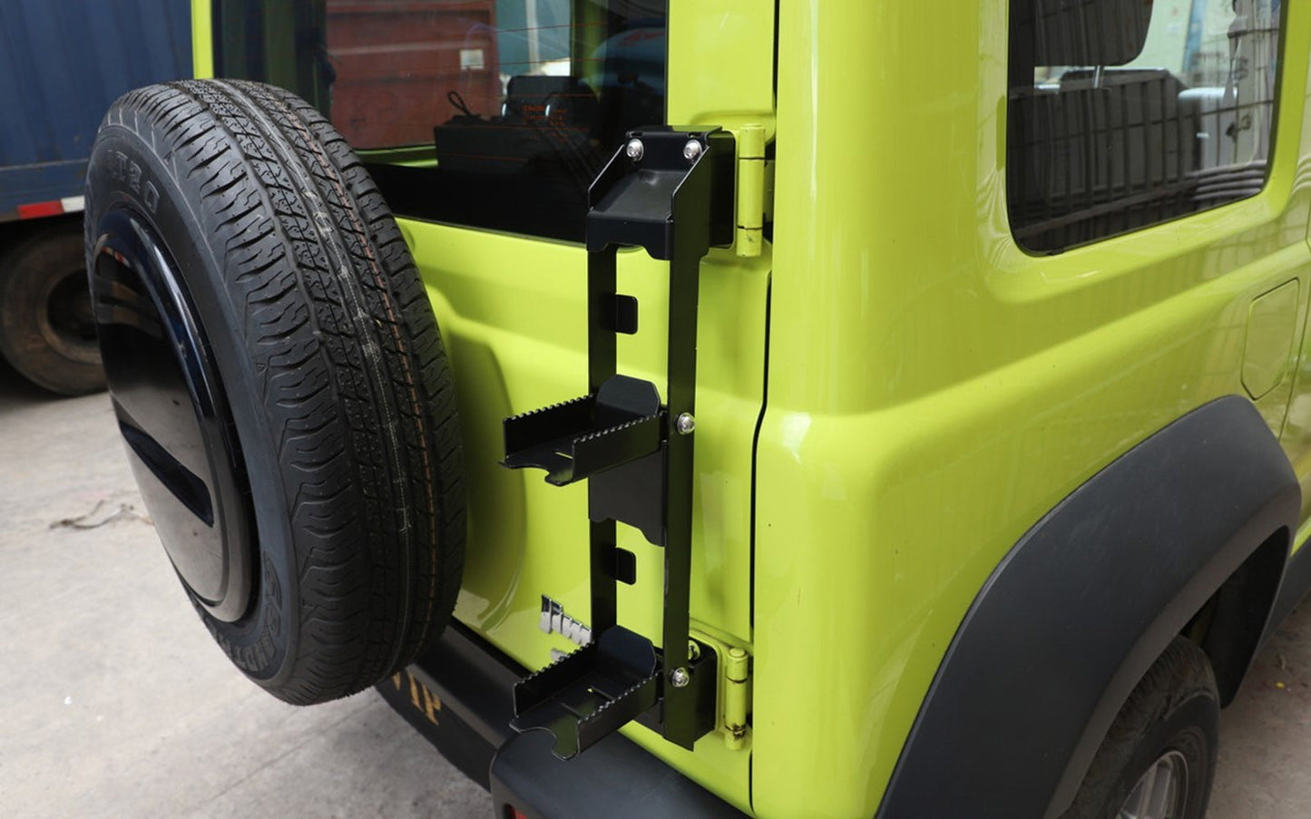 2019+ Suzuki Jimny Black Rear Tailgate Hinge Foot Pedal Side Step Exterior