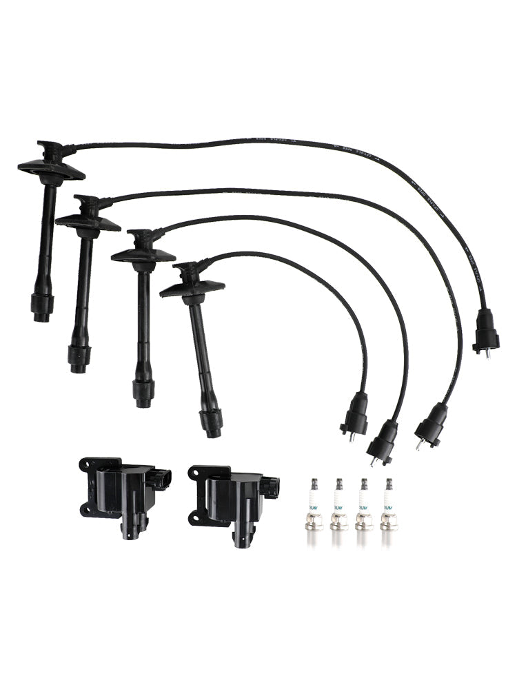 Ignition Coil+Wire+Spark Plug Kit UF180 UF181 UF182 UF294 For 1997-2001 For Toyota Camry RAV4 L4