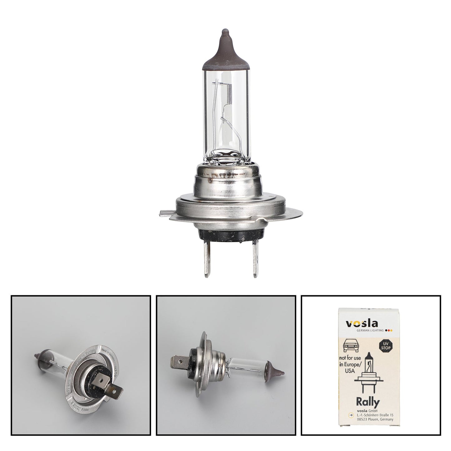 Ampoule UniversL Vosla H7 12 V 80 W, lampe auxiliaire 28358 PX26d