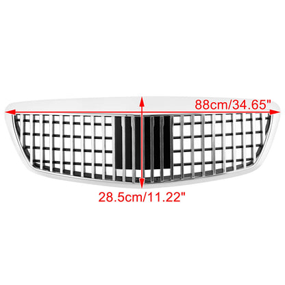 2007-2009 Mercedes Benz S-Class W221 S350 S450 S550 S63 AMG MayBach Style Grill Chrome Grille