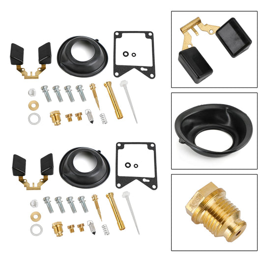 Kit de reparación y reconstrucción de carburador Yamaha Virago 750 XV750 (2 juegos) 1981-1983
