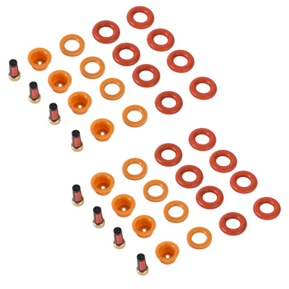 1991-1996 Ford F-150/Bronco/E-150 Econoline 5.0L/5.8L V8 8 set Fuel Injectors Rebuild Repair Kit 0280150943