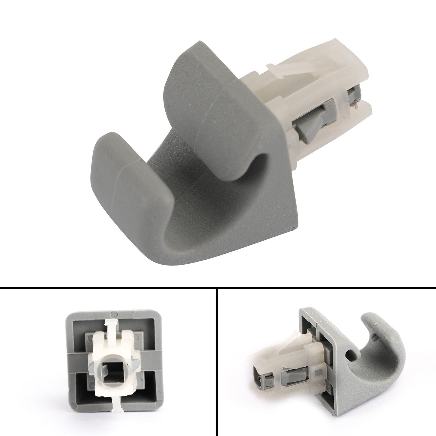 Gray Sun Visor Clip Fits For TOYOTA Camry Corolla Highlander RAV4 Prius Solara