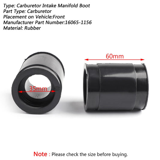 Intake Carburetor Boot For Kawasaki Ninja EX250 ZZR250 GPX250R 1988-1995