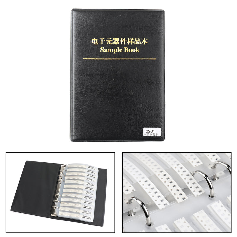 0603 SMD Resistor 1% 170values 4250pcs + Capacitor 90values 2250pcs Sample Book