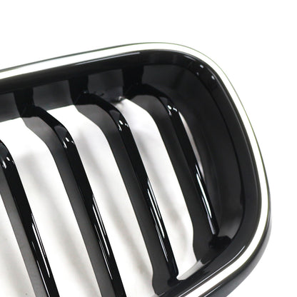 2012-2019 Gloss Black Front Kidney Grille Grill Fit BMW 3 Series F30 F31 F35
