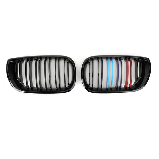 BMW 2002-2005 3 Series E46 4 Door 3 Colors Front Kidney Grille Double Rib