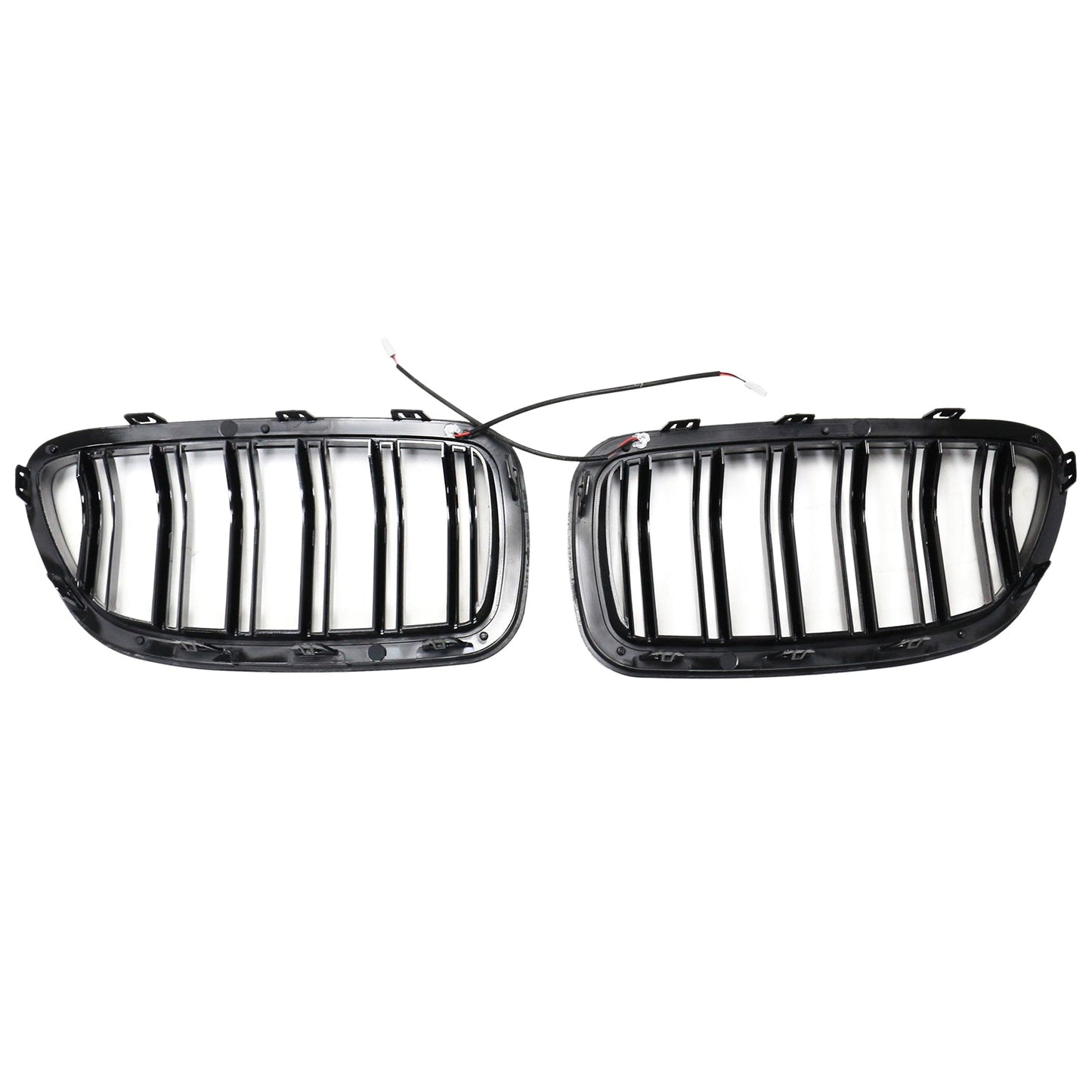 01.2009-10.2016 BMW 5 Series F10 Kidney Bumper Grille Grill Gloss Black 51137203649 51137203650