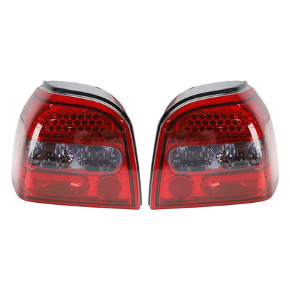 1992-1997 VW GOLF MK3 MK 3 III 2PCS Clear LED Rear Tail Lights Lamps