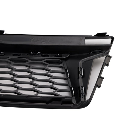 2016-2018 2PCS Fog Light Cover Grille Grill Fit AUDI A4 B9 S-Line S4