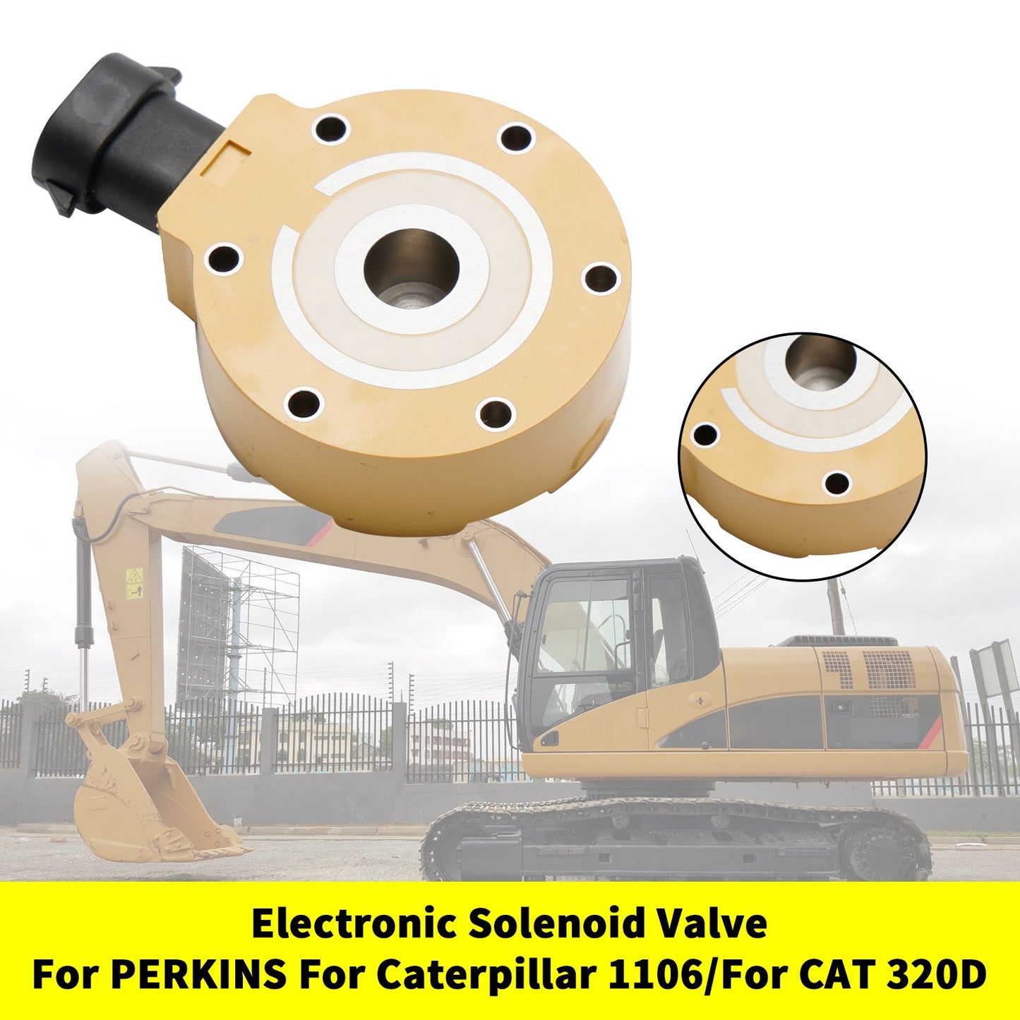 Électrovanne électronique de pompe à carburant CAT 320D C6.6 C6 312-5620 326-4635