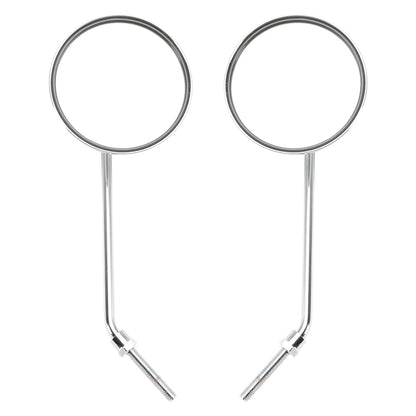 Honda C50 C65 C70 C90 C50M C65M C70M CT70 S90 CL90 CM91 CM90 CB100 CL100 CB125S 88120-086-812 Chrome Rearview Mirrors Left and Right M8x1.25