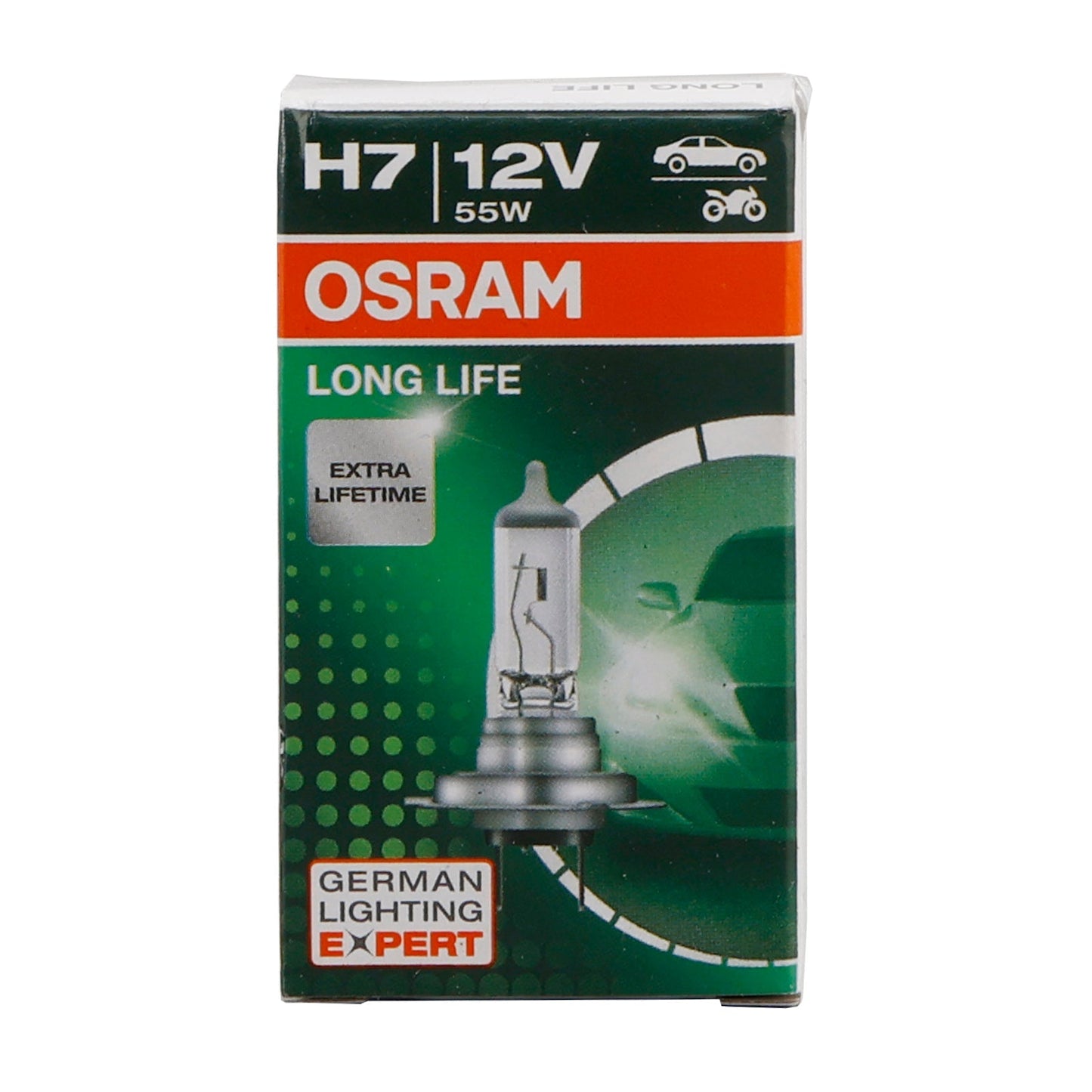 Phare de voiture OSRAM Longlife H7 12 V 60/55 W 64210L
