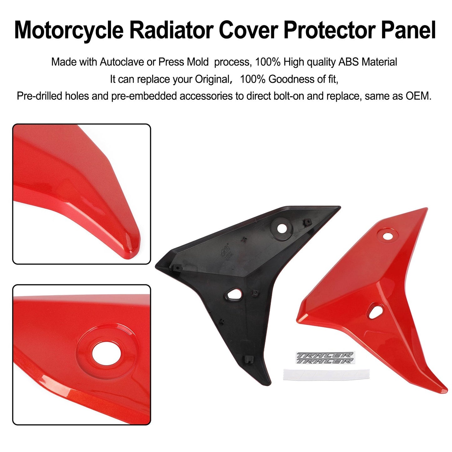 Carénages de radiateur latéraux pour YAMAHA Tracer 900 GT 2018-2020