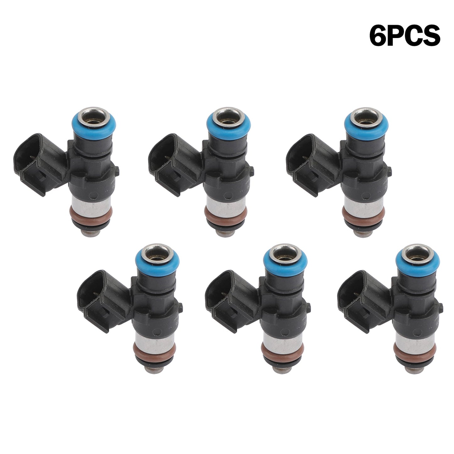 INJ699 FJ1000 6pcs Fuel Injectors 0280158091 foitsr Ford Mercury Mazda Lincoln 3.5L 3.7L CX-9 4G2115 CY01-13-250 842-12353 7T4Z-9F593-B ZZJ1-13-250A CM5165