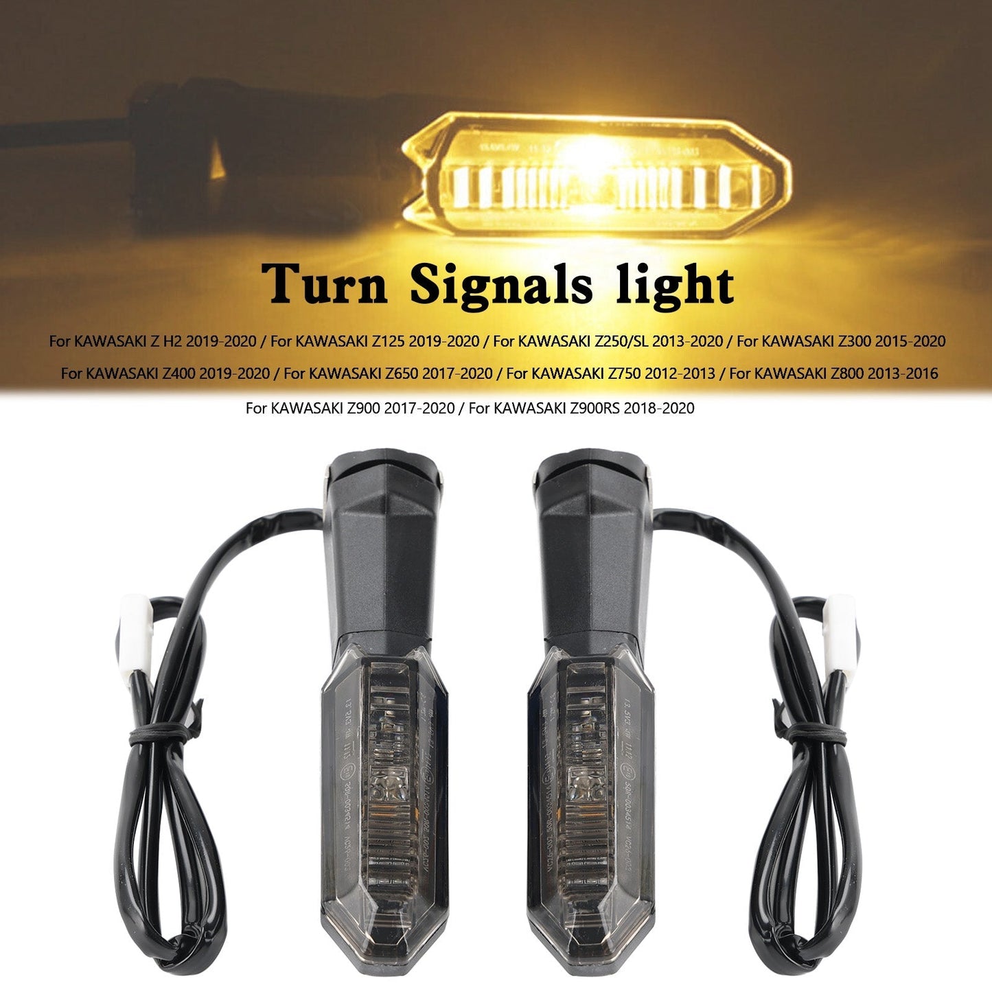 Kawasaki Z125 Z250 Z400 Z650 Z750 Z800 Z900 Turn Signals light Assosary